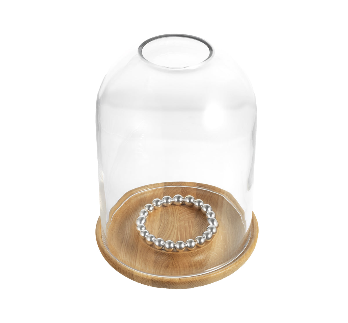 29cm oak candle holder (without candle) - Perles - Wood