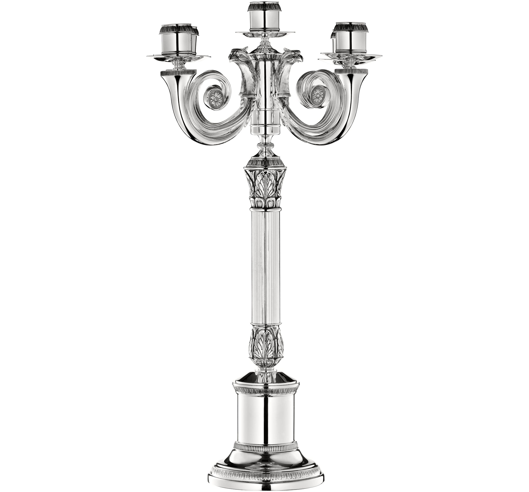 Five light candelabras - Argent Plaqué