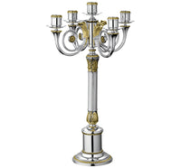 Five light candelabras - Argent Plaqué