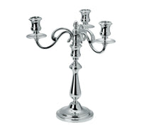 Three light candelabras - Silver Plated