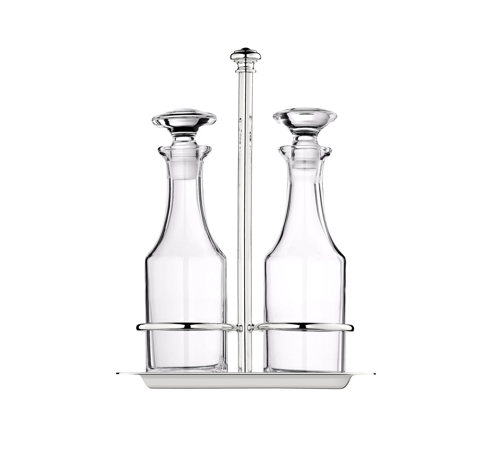 Oil and vinegar cruets - Argent Plaqué