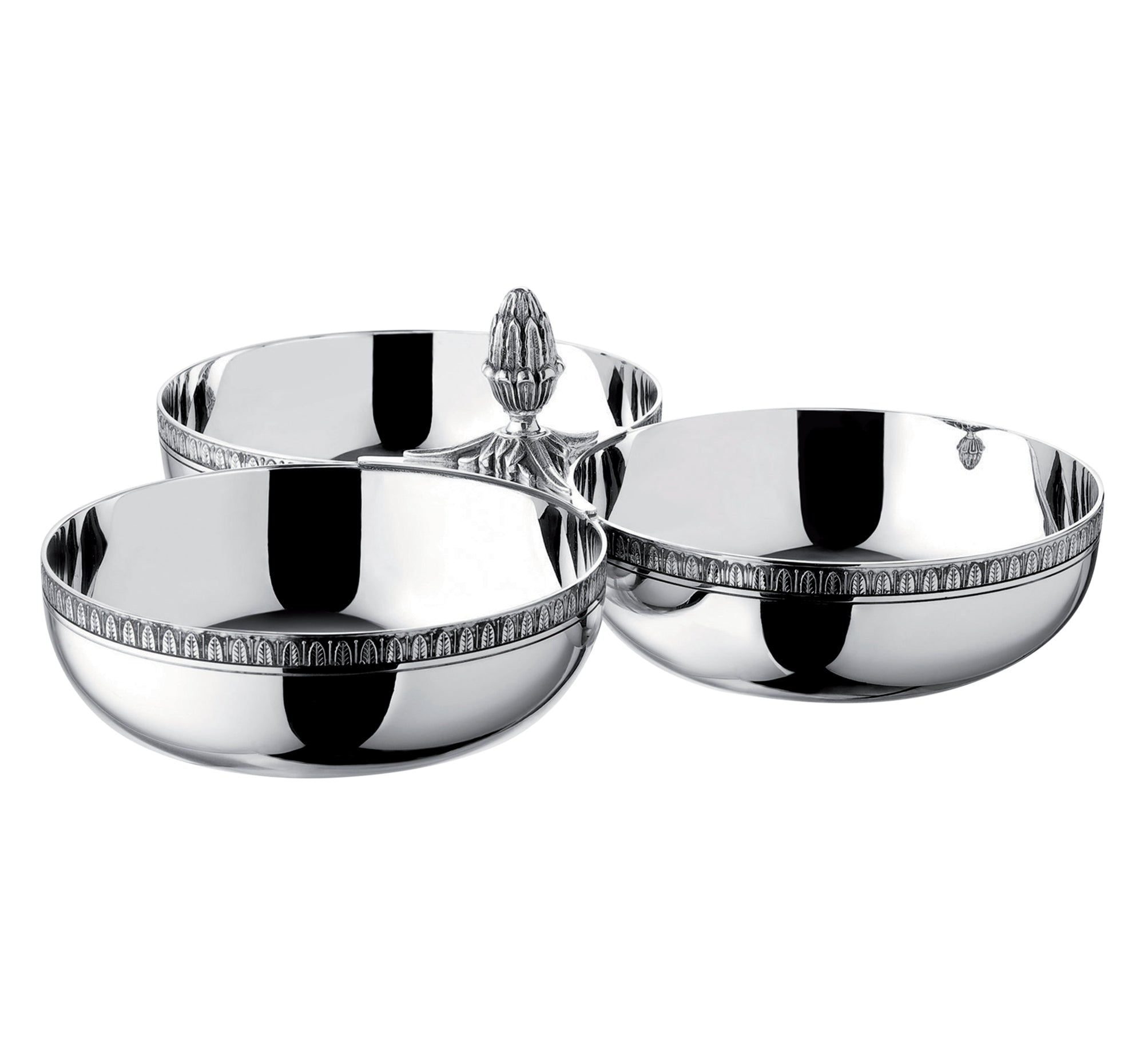 3 part  servers - Silver Plated