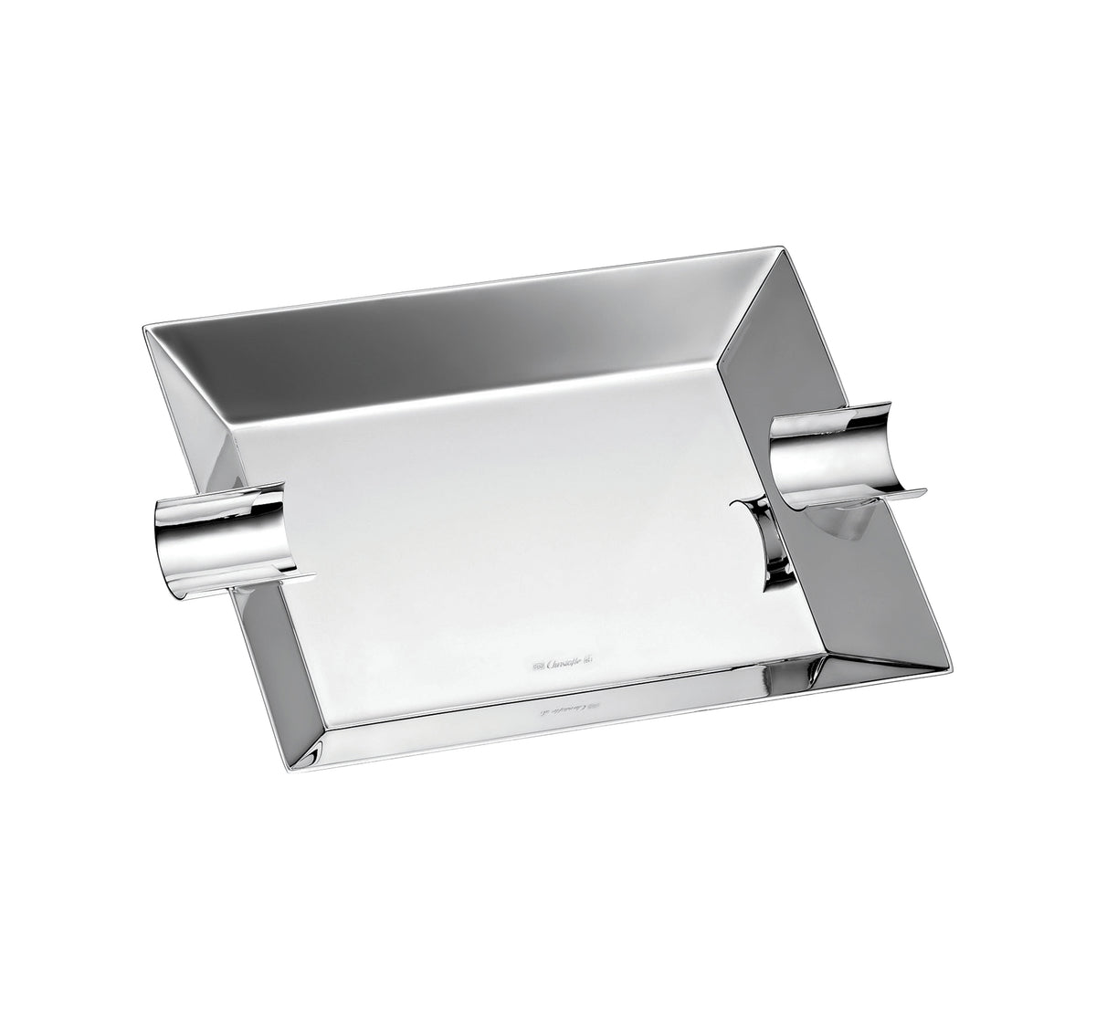 Cendrier grand modèle en argent plaqué - Argent