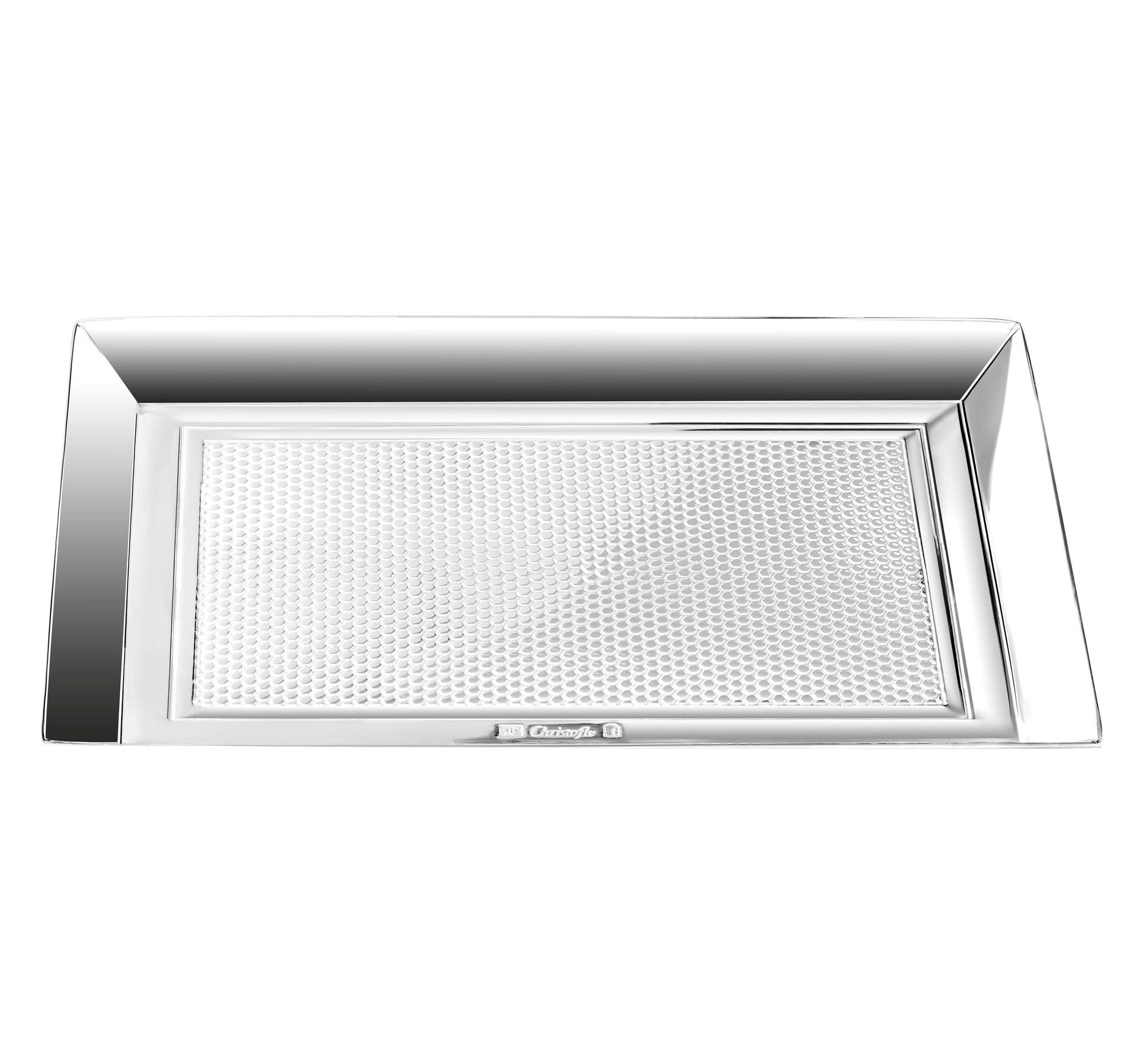 Business card trays - Argent Plaqué