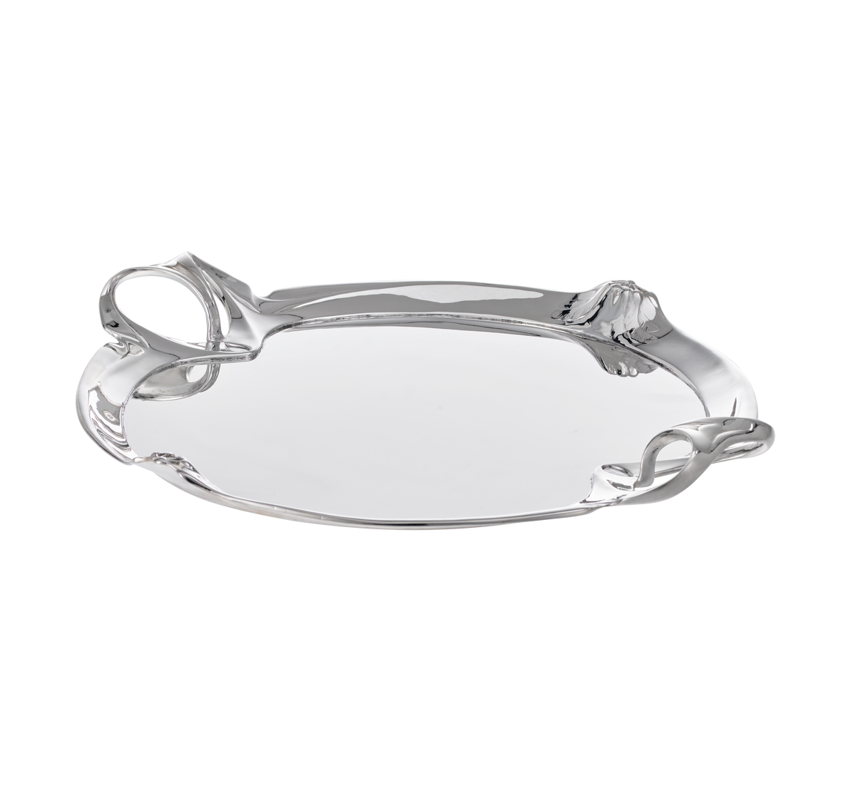 Large serving trays - Plaqué argent
