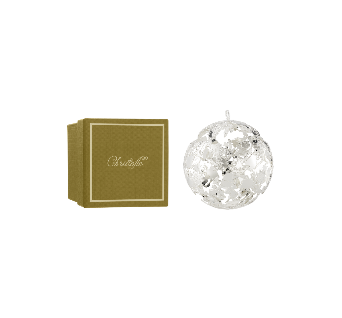 Christmas balls - Plaqué argent