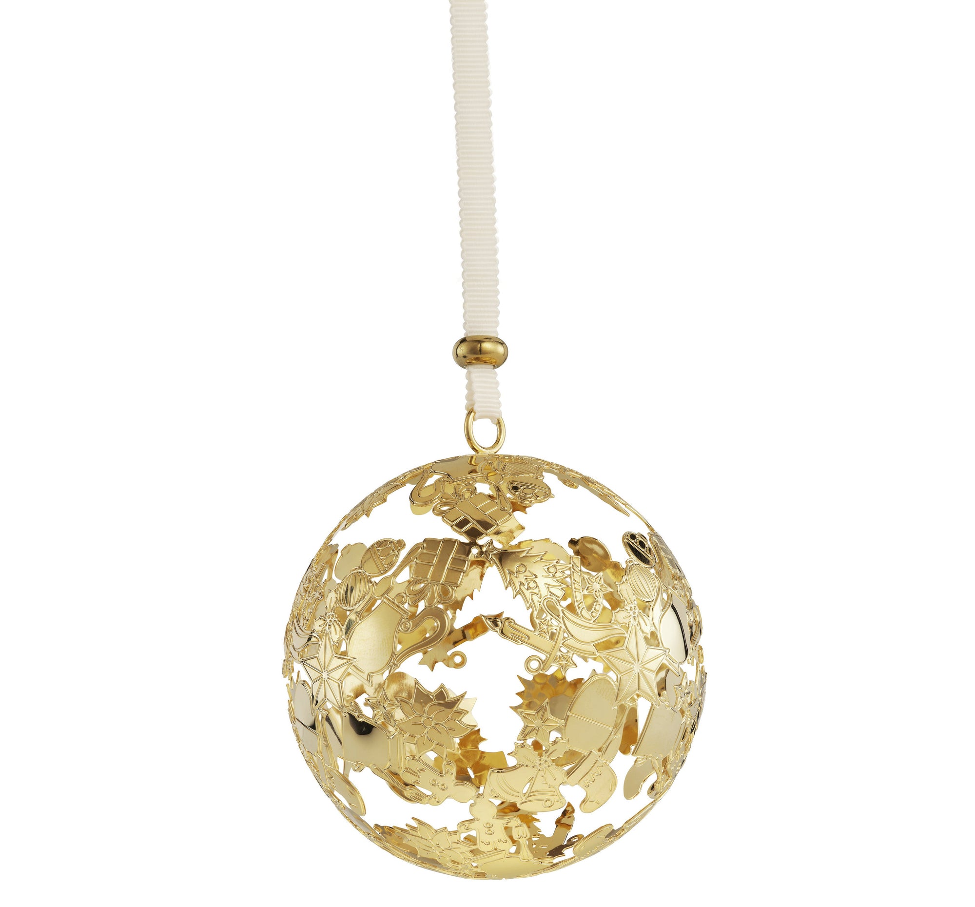 Christmas balls - Métal doré