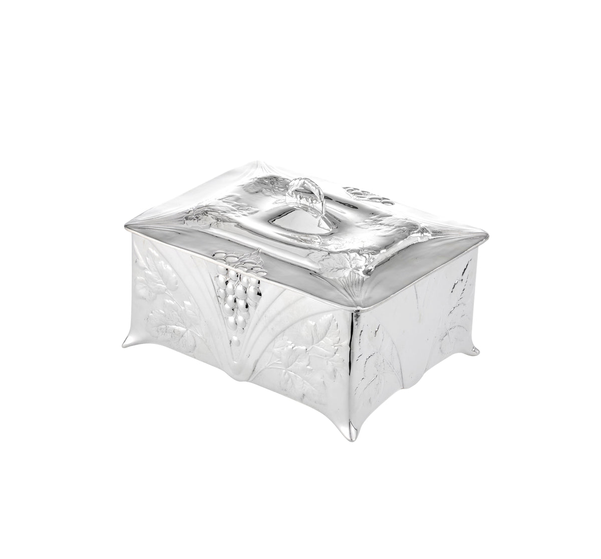 Boîte à bijoux Gallia en argent plaqué - Argent