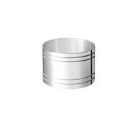 Nathalie Rond de serviette 2,9x4,2 cm en argent plaqué de second choix