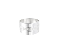 Malmaison napkin ring - Silver