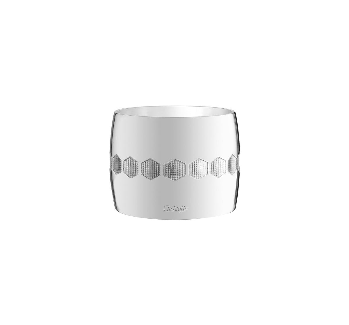 Rond de serviette 3,2x4,4cm en argent plaqué - Argent