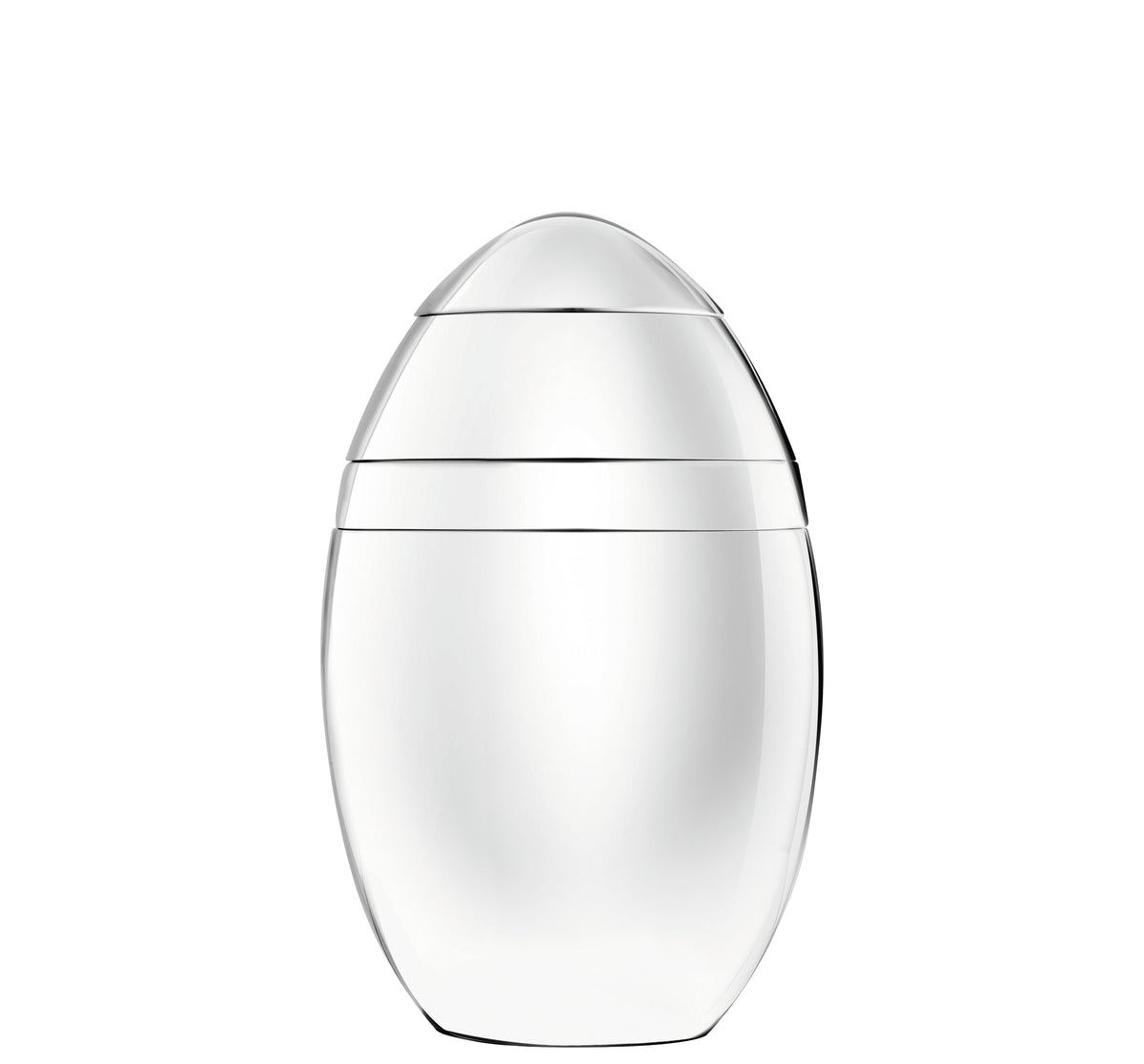 Silver-plated birth egg - Silver