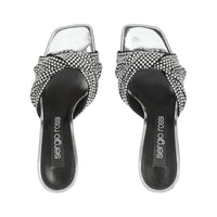 Mules à talons Sr Evangelie 95 - Nero & Palladio & Argento