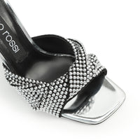 Mules à talons Sr Evangelie 95 - Nero & Palladio & Argento