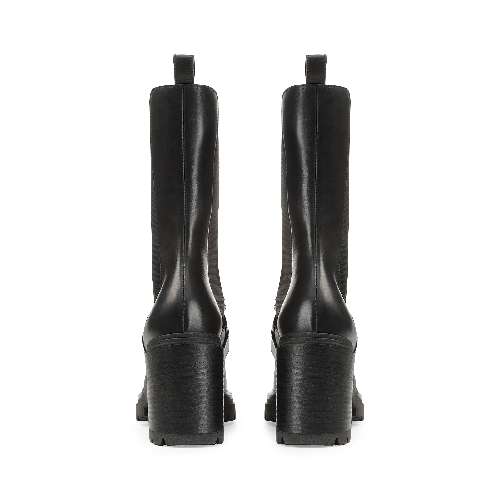 Bottines Sr Prince 90 en cuir - Nero