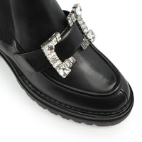 Bottines Sr Prince 90 en cuir - Nero