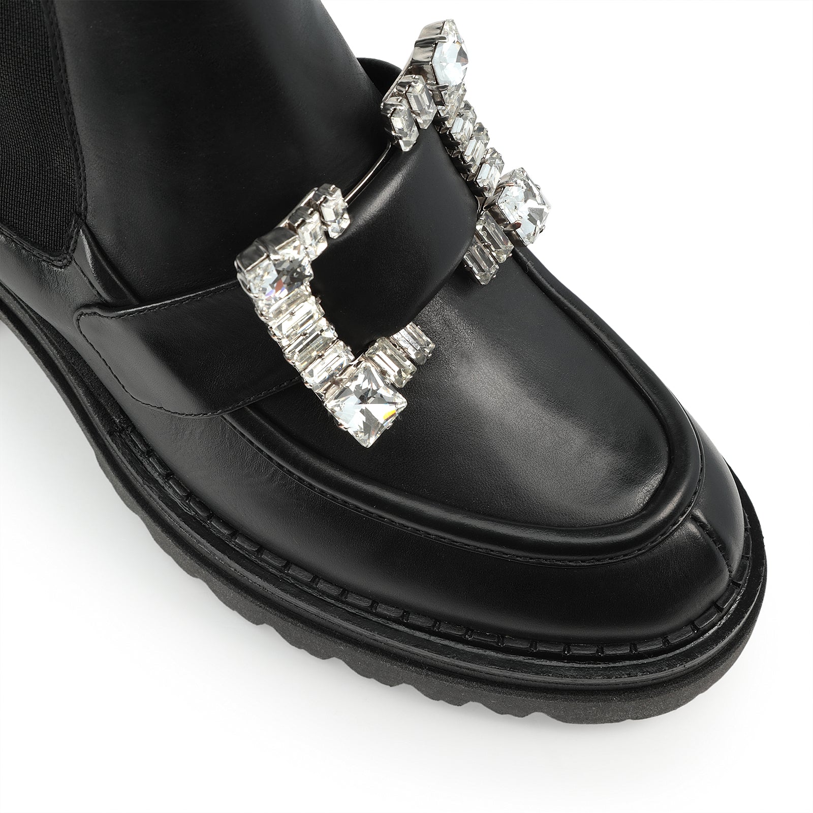 Bottines Sr Prince 90 en cuir - Nero
