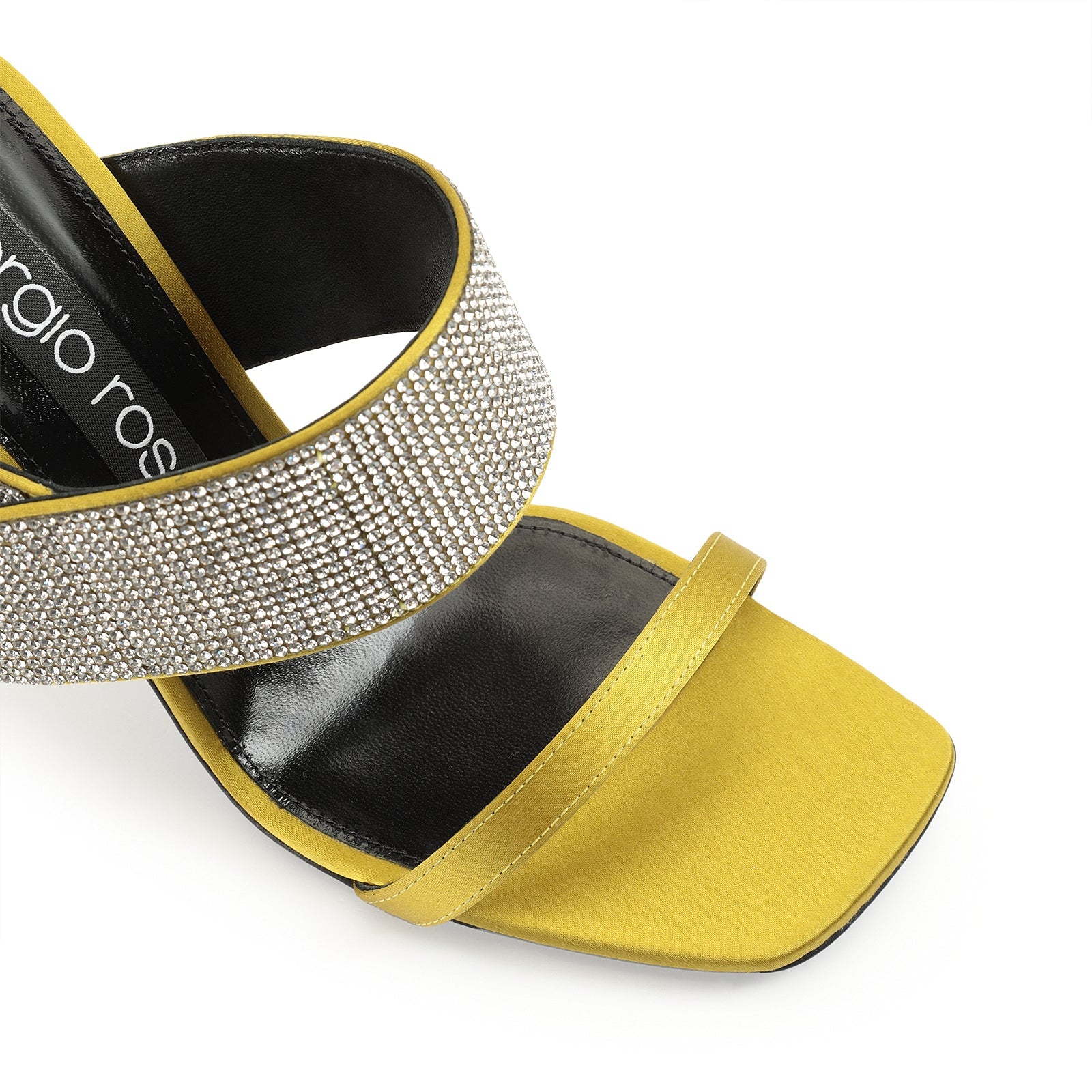 Mules Sr Paris 95 en soie - Chartreuse