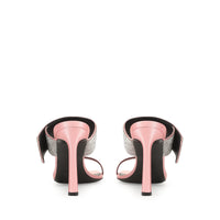 Mules Sr Paris 95 en soie - Light Rose