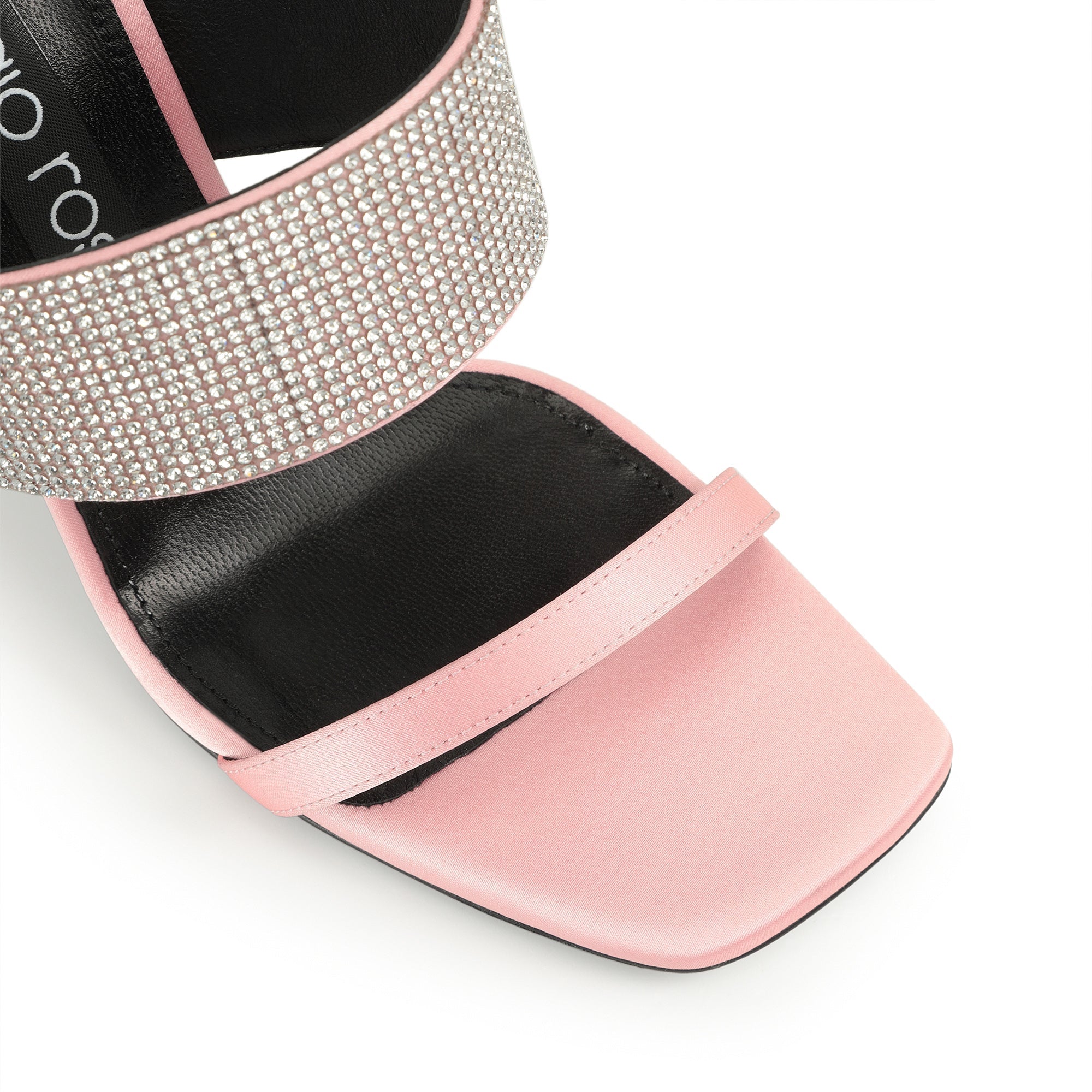 Mules Sr Paris 95 en soie - Light Rose