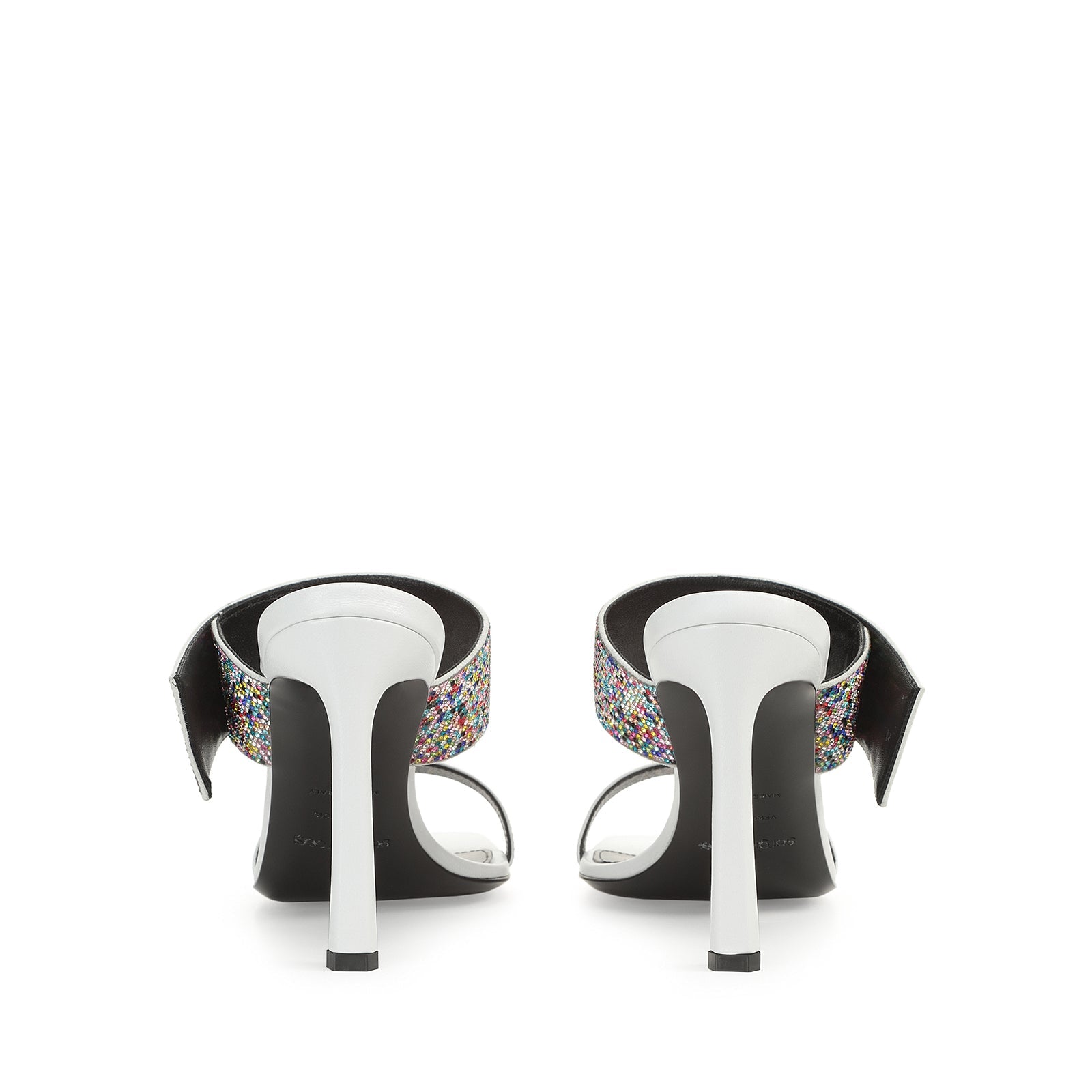 Mules Sr Paris 95 en cuir - Bianco