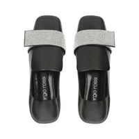 SABOTS SR1 POMPONS PARIS + SATINS CRÉPES + STRASS