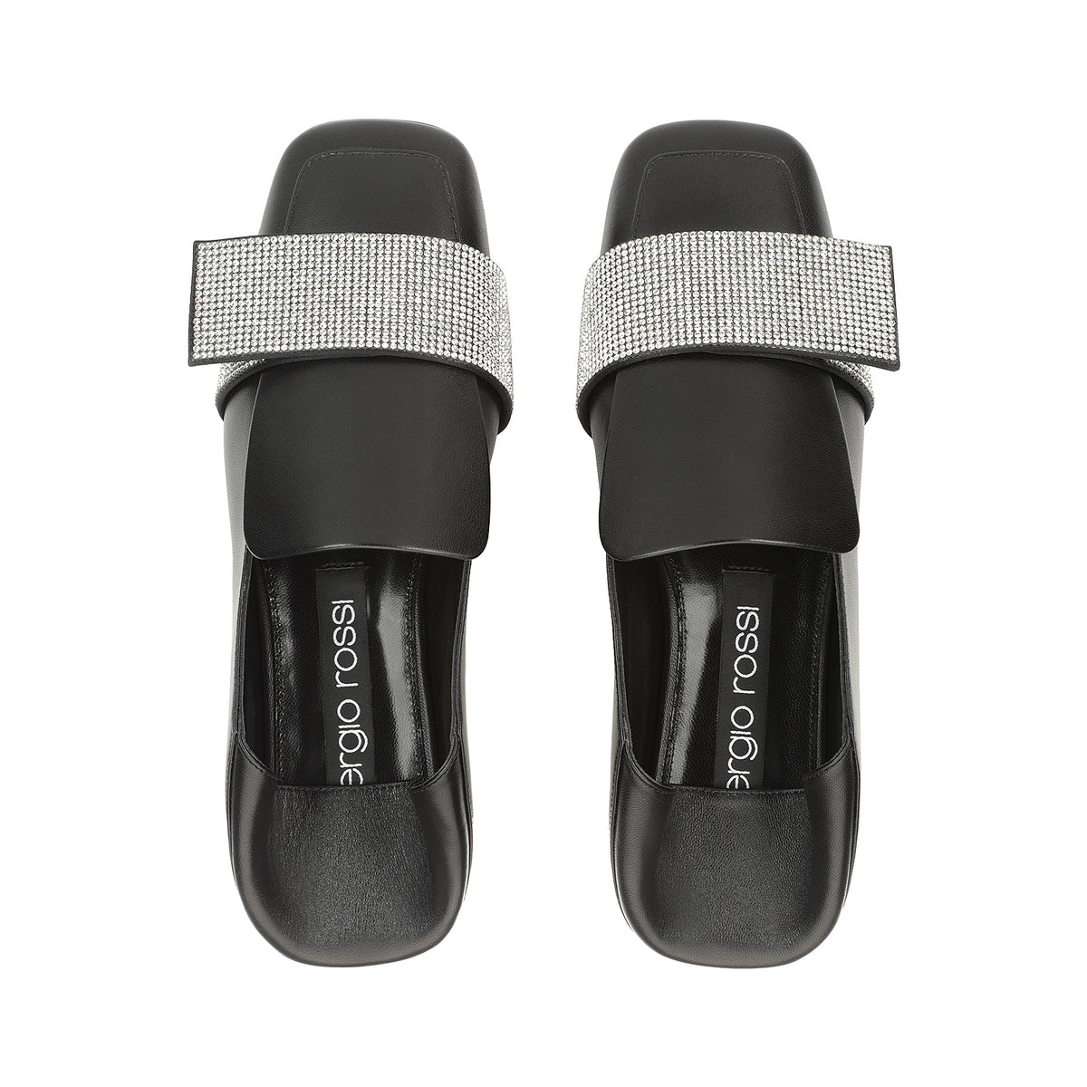 SABOTS SR1 POMPONS PARIS + SATINS CRÉPES + STRASS