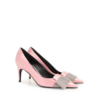 CHAUSSURES EN CRÊPE DE PARIS EN SATIN + STRASS SR1