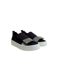 Silk rhinestone sneakers - Mora