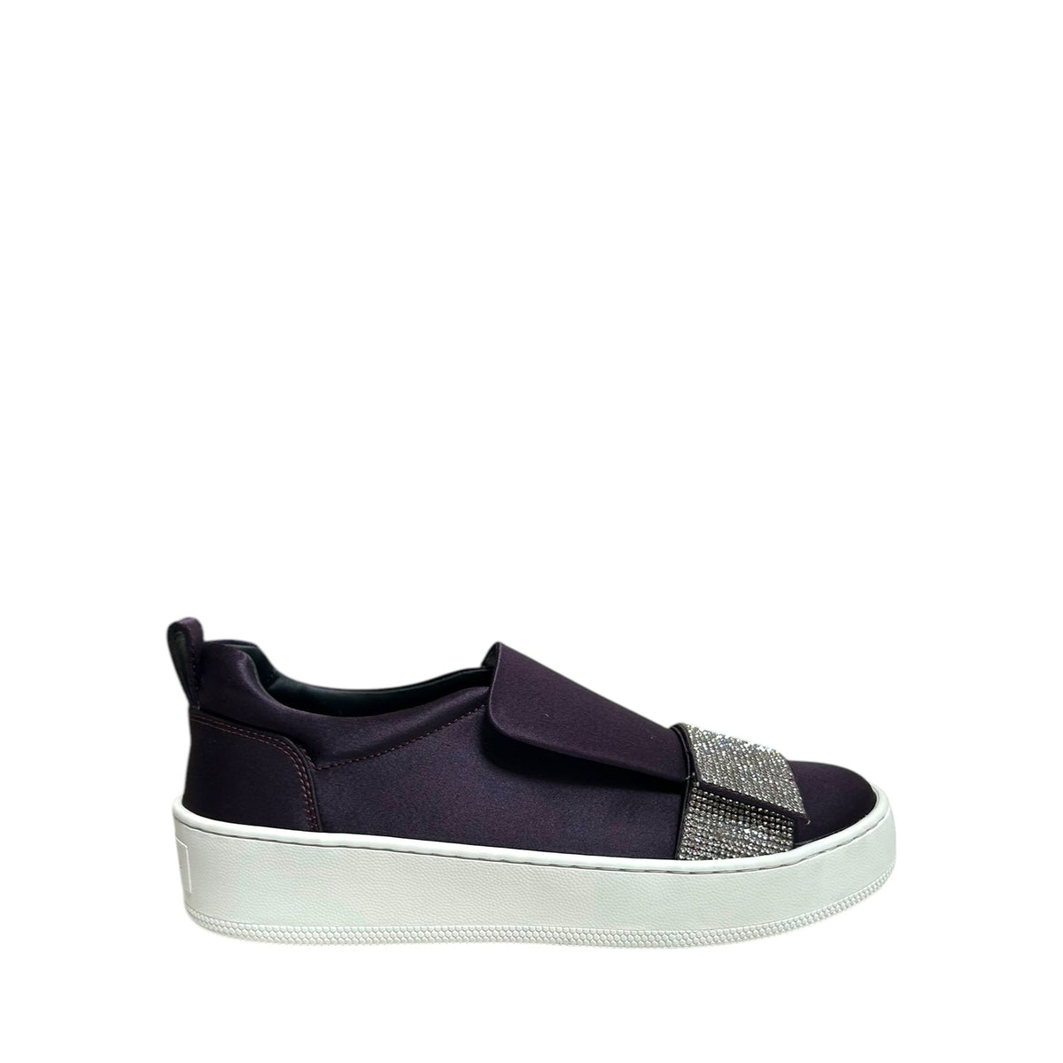 Silk rhinestone sneakers - Mora