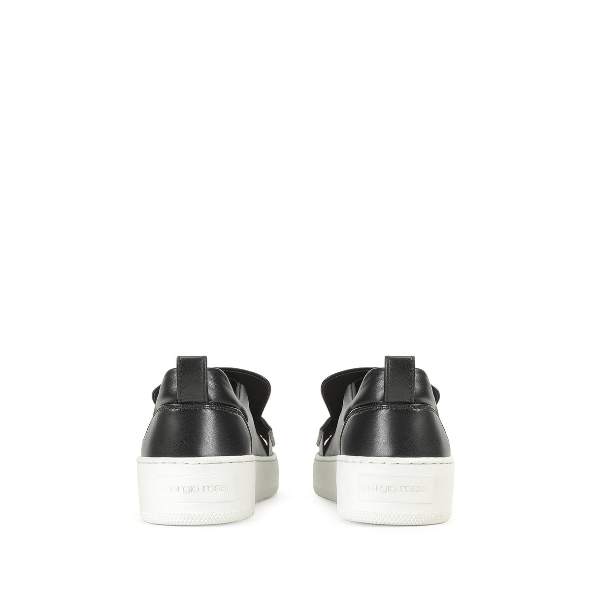 BASKETS SR1 PARIS NAPPA + CRÊPE SATINÉ + STRASS