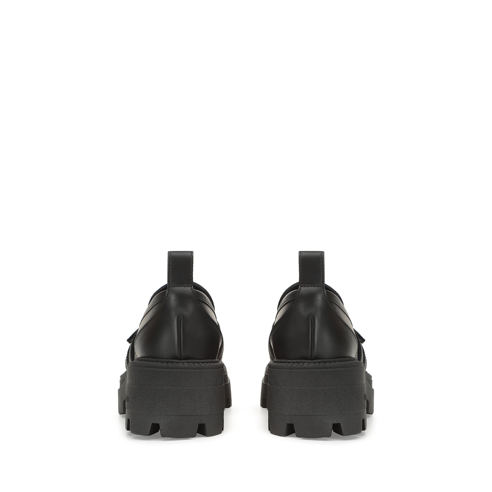 Mocassins Sr No en cuir - Nero