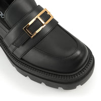 Mocassins Sr No en cuir - Nero