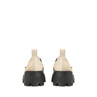 Mocassins Sr No en cuir - Chalk