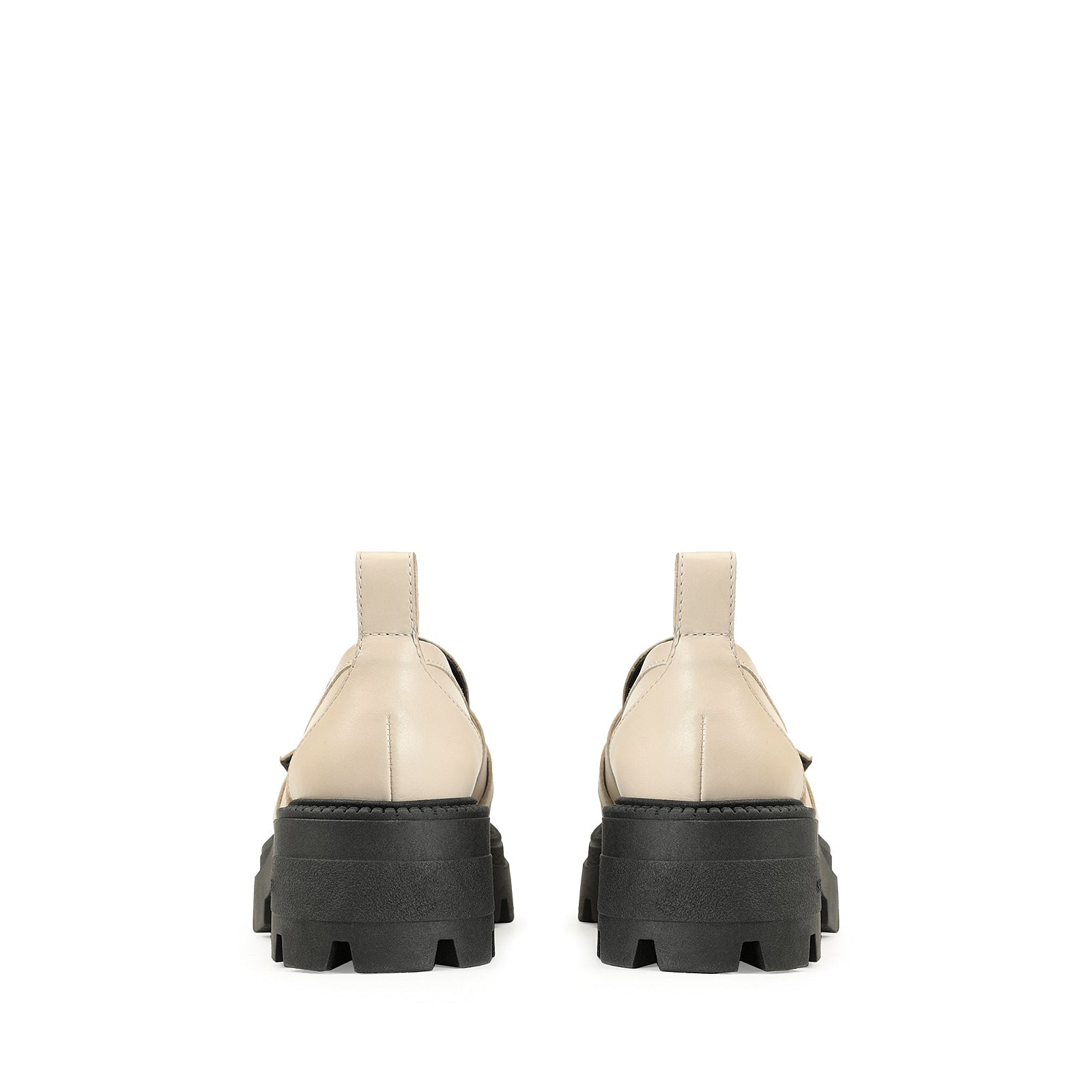 Mocassins Sr No en cuir - Chalk