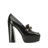Escarpins à plateforme Sr Nora 85 en cuir - Nero