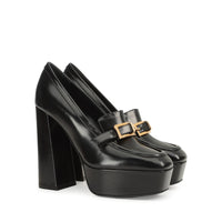 Escarpins à plateforme Sr Nora 85 en cuir - Nero