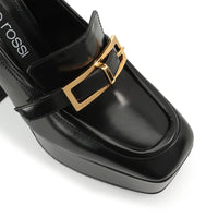 Escarpins à plateforme Sr Nora 85 en cuir - Nero