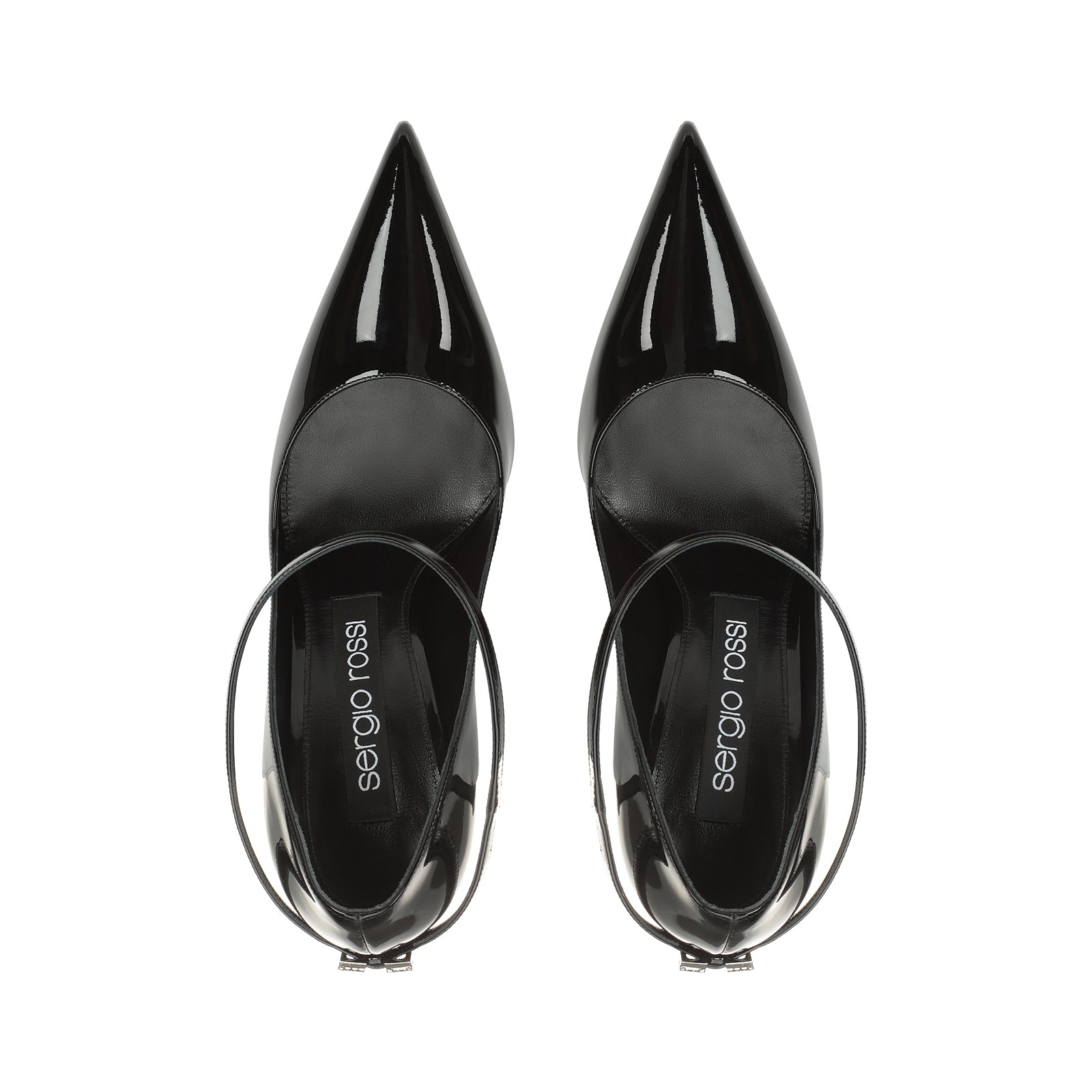 Escarpins Sr Bella 100 en cuir verni - Nero