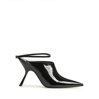 Mules à talons Sr Bella en cuir verni - Nero