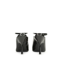 Mules à talons Sr Bella en cuir verni - Nero