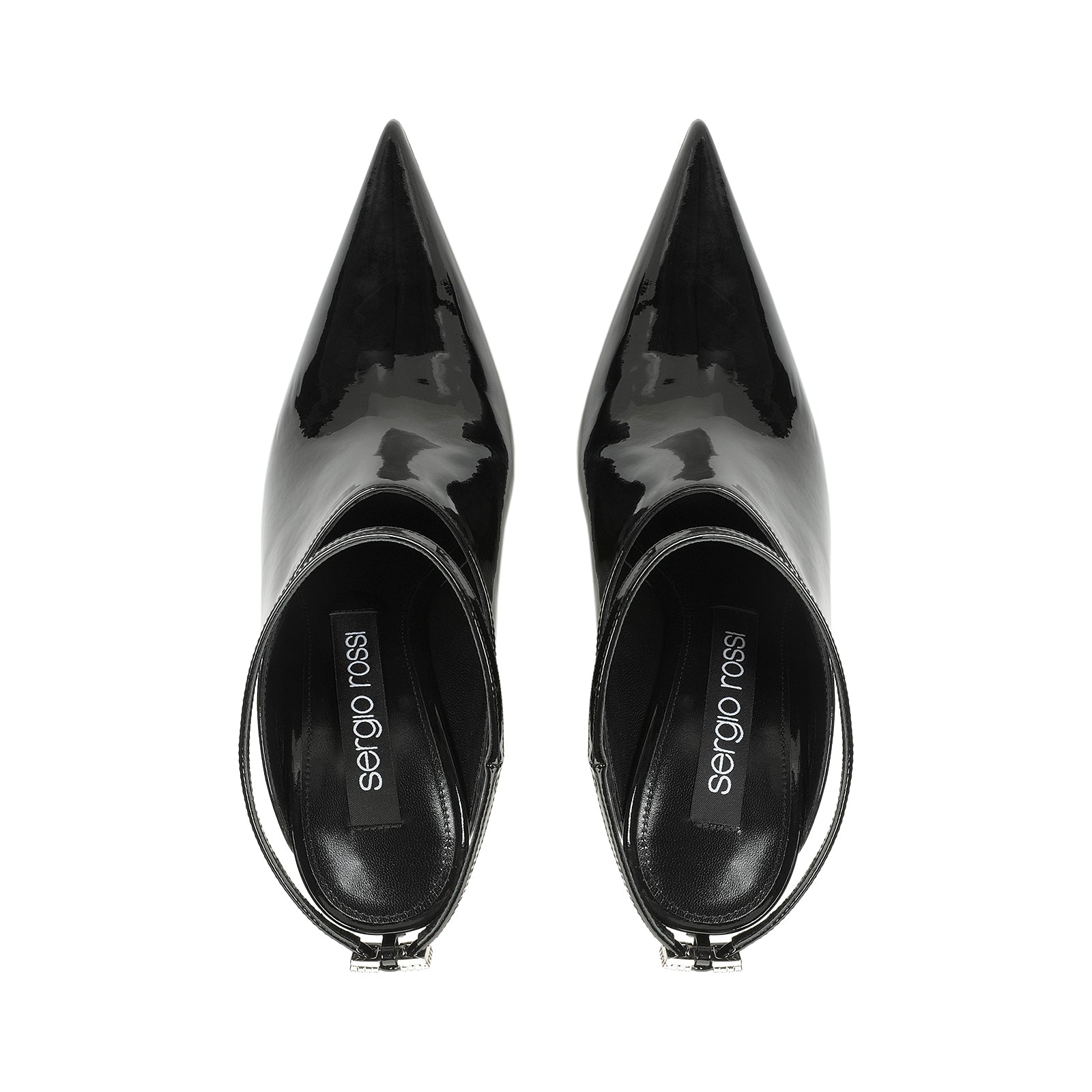 Mules à talons Sr Bella en cuir verni - Nero