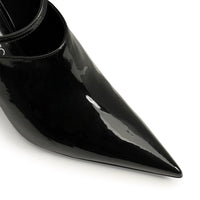 Mules à talons Sr Bella en cuir verni - Nero
