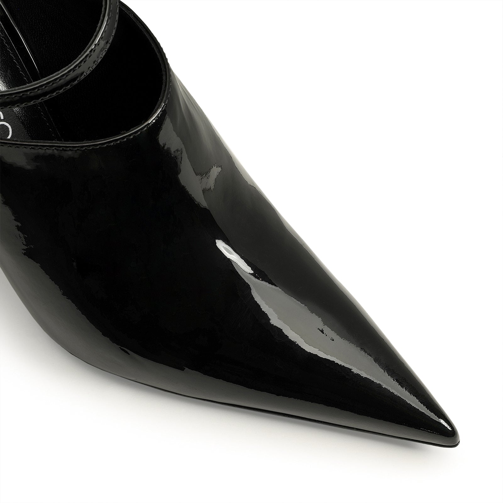 Mules à talons Sr Bella en cuir verni - Nero
