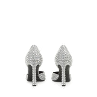 Area Dagger 95 pumps - Silver & Crystal