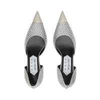 Area Dagger 95 pumps - Silver & Crystal