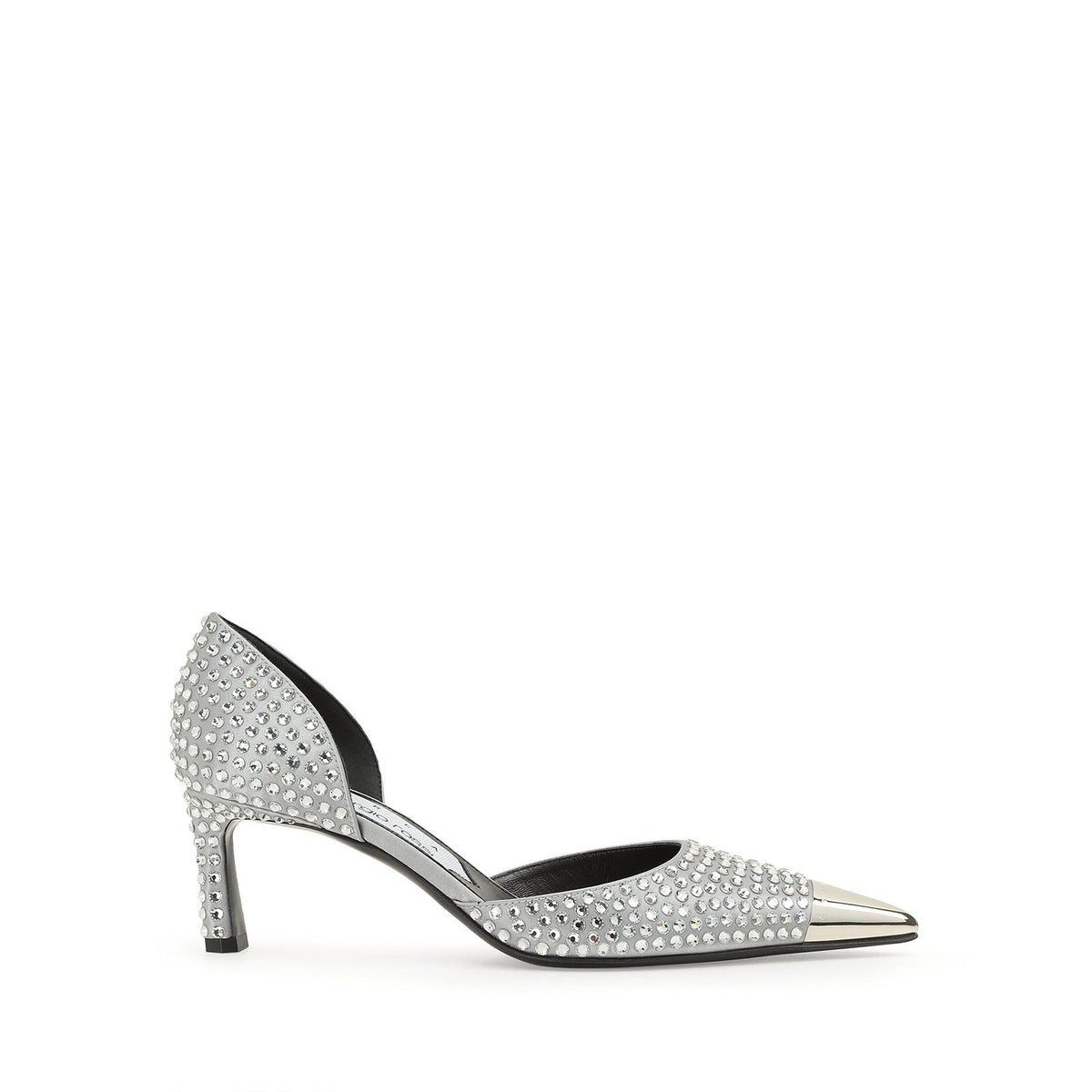 Area Dagger 60 pumps - Silver & Crystal