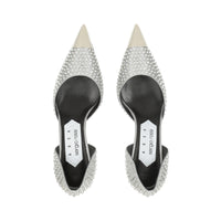 Area Dagger 60 pumps - Silver & Crystal