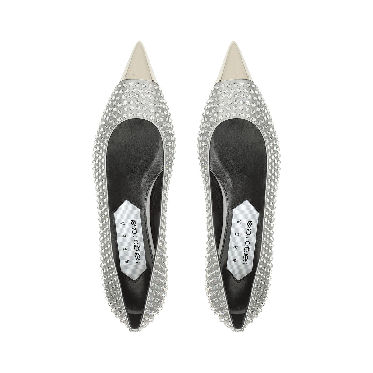Ballerines Area Dagger - Silver & Crystal