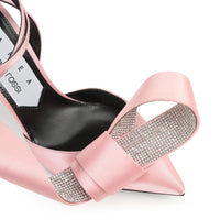 Slingback Area Marquise 90 - Light Rose & Crystal